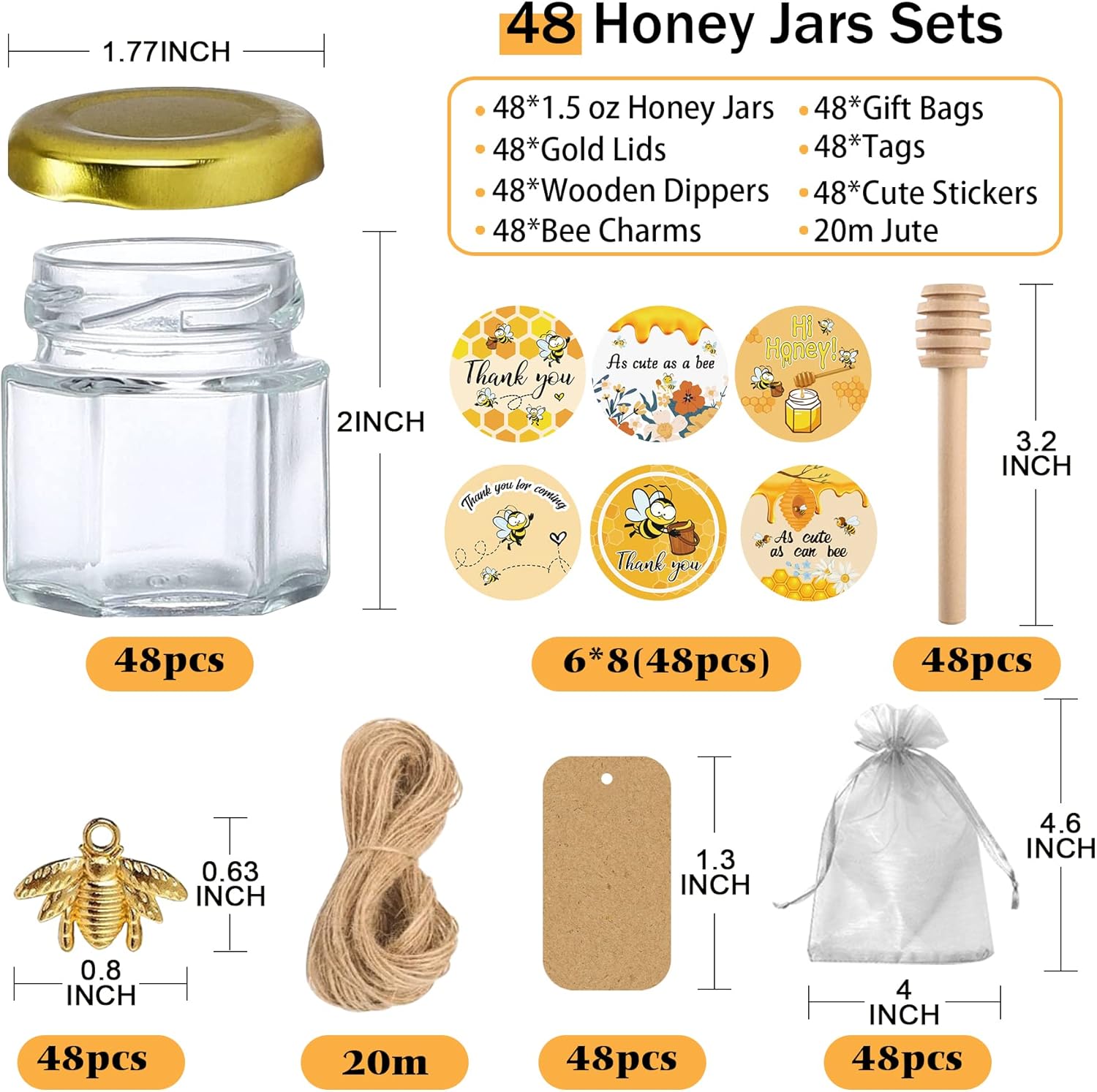Mini Honey Jar Favors: The Sweet Favor That Guests Open Before They Leave the Parking Lot